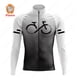 thumbnail image 3 of Jersey de ciclismo de la serie Gradient Color 2023, uniforme de ciclismo de montaña de manga larga para hombre, ropa térmica de polar para bicicleta de carretera, 3 of 5