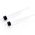 thumbnail image 2 of Body Candy 12G 2Pc Unisex Ear Expanders Clear Acrylic Straight Taper Ear Stretching Kit Set of 2 2mm, 2 of 3