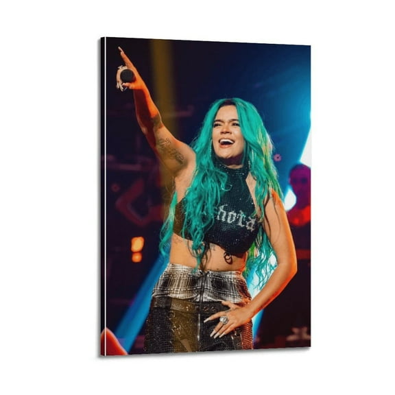Karol G Singer Anime Star Music Picture Wall Art Painting Canvas Posters Artworks Gift Room Aesthetic