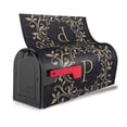 thumbnail image 4 of PHELIKA Letter P Classic Monogram Magnetic Mailbox Covers Post Letter Box Cover Standard Size 25.5H x 21W, 4 of 8
