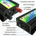 thumbnail image 2 of Mistaha Peaks Power 3000W Modified Sine Inverter High Frequency Power Inverter DC to AC Converter Car Power Inverter with 2.1A Dual USB Port Battery Clips, 2 of 6