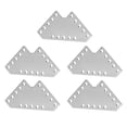 thumbnail image 4 of 5 piezas Placa de unión en forma de L Aleación de aluminio Alta resistencia Resistente al desgaste Placa de unión de 90 grados Soporte de ángulo de esquina, 4 of 9