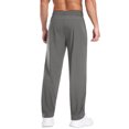 thumbnail image 3 of GIRUNS Men's Sweatpants Quick Dry Running Workout Athletic Pants with Zip Pockets Dark Gray 3XL, 3 of 8