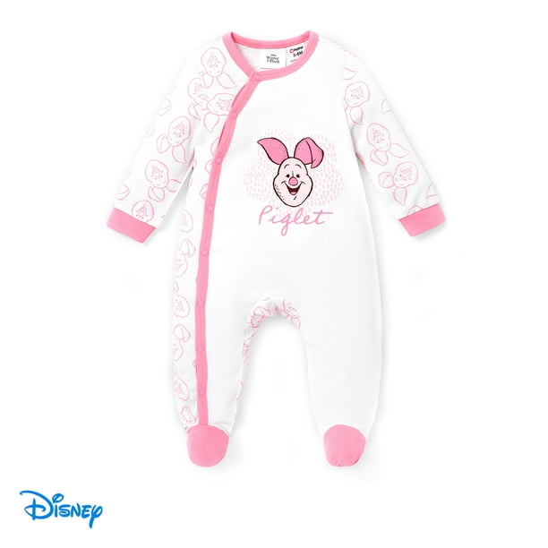 Disney Winnie l'Ourson Bébé Garçons Filles Pyjamas Dormir N Jouer Combinaison Taille 0/3M-18M