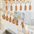 thumbnail image 4 of RV Clothes Drying Rack Rotatable Clothes Drying Rack With For Babies Convenient Lightweight Stable Foldable Wall Mounted Laundry Hanger Dryer Rack, 4 of 4