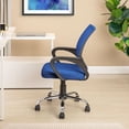 thumbnail image 6 of Ivana Blue Ergonomic Mesh Office Chair – Adjustable Swivel Task Chair, 6 of 11