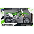thumbnail image 3 of 2019 Kawasaki KX 450F Dirt Bike Motorcycle Green and White 1/6 Diecast Model by New Ray, 3 of 3
