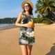 thumbnail image 3 of Fotbe Daisy Guinea Pig Vestido de Verano sin Mangas para Mujer – Vestido Midi Línea A, Estilo Camiseta Floral, Vestido Playero Casual y Fluido, 3 of 7