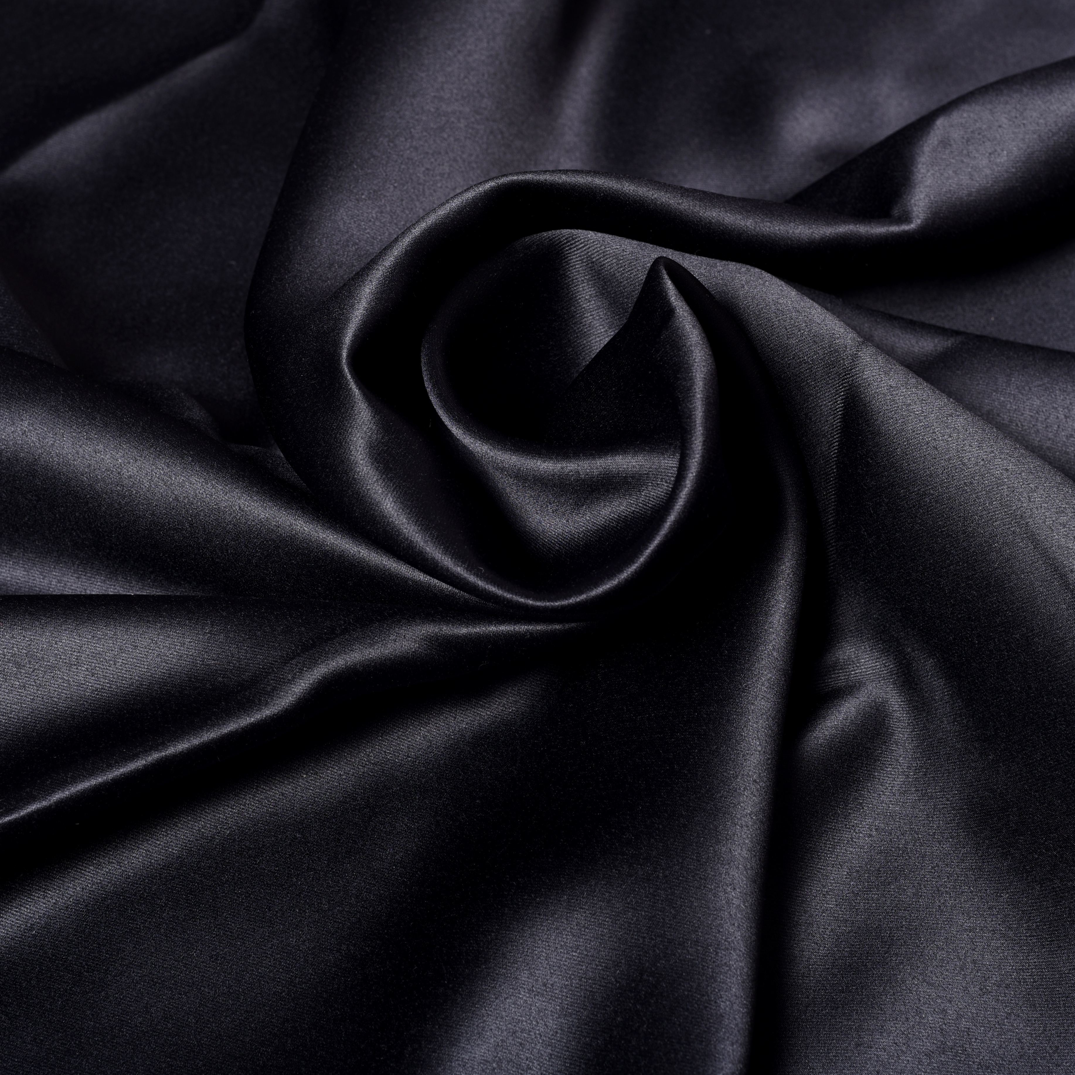 Triangle Weavers Windows Blackout Curtains 100% Polyester, Set of 2, Black color, 38"W x 45"L
