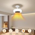 thumbnail image 4 of PTC Electric Heating Fan Light 470W 110-240v Ceiling Hea with Remote Control and Light，Hea Fan Light Home Electric Support Color Temperature Switching, Suitable for Kitchen Bedroom Living Room, 4 of 5