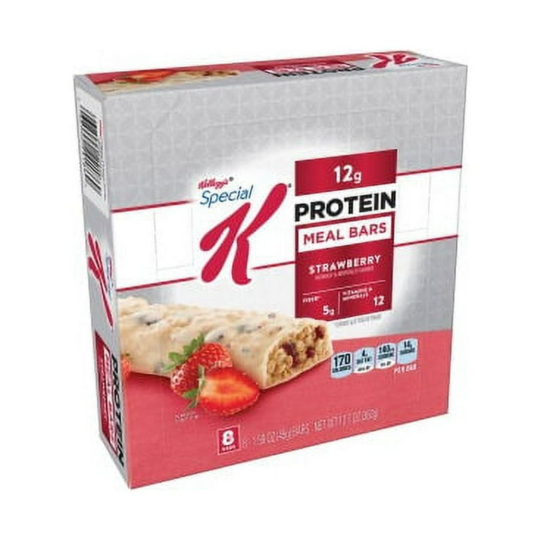 Special K Protein Meal Bar, Strawberry, 1.59 oz, 8/Box Special K Protein Meal Bar, Strawberry, 1.59 oz, 8/Box