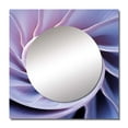 thumbnail image 2 of Designart "Infinite Lavender Seashell Spiral" Nautilus Square Mirror For Wall Decor - Large Purple Square Printed Wall Mirror Art - Square Modern Mirror - Wall Mounted Square Large Mirror, 2 of 5