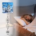 thumbnail image 4 of Square Wall Clock,Family Of Penguins Standing On Ice Floe,Silent Non-Ticking Wall Clock Decor for Home Office Kitchen Living Room Bedroom(12inch), 4 of 4