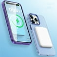 thumbnail image 3 of Magnetic Case Cover Designed for iPhone 14 Pro Max, [Military Grade Protection & Compatible with MagSafe], Ultra Slim Shockproof Phone Case for iPhone 14 Pro Max 6.7 inch - Blue, 3 of 11