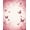 Pink, Pattern 1, variant on Flatwoven High Traffic Area Rug, Delicate Insect Motif with Subtle Silhouette Accents, Non Slip, Stain Resistant, Washable Area Rugs for Living Room, Bedroom(Pink, 4X6)