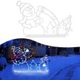 thumbnail image 3 of Lámpara de jardín LED Luces de césped al aire libre de silueta de jardín Decoraciones navideñas Tmvgtek Para estrenar, 3 of 7
