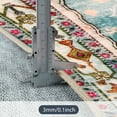 thumbnail image 6 of Lahome Decor 3'x5' Boho Tribal Area Rug ,3x5 ft Non Slip Machine Washable Rugs Foldable Vintage Rug Low Pile Durable Carpet for Living Room Bedroom Dining Room Office Farmhouse,Sky Blue, 6 of 9