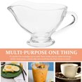 thumbnail image 2 of HLONK Salad Dressing Condiment Containers Sauce Serving Pitcher Glass Gravy Pourer Dispenser Boat, 2 of 6