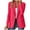 Hot Pink, variant on Sentmoon Women's Blazers & Suit Jackets Turndown Collar Long Sleeve Button Down Summer Blazer Oversized Solid Color Slim Stretchy Office Travel Clothes Women Casual for Interviews Khaki XXL