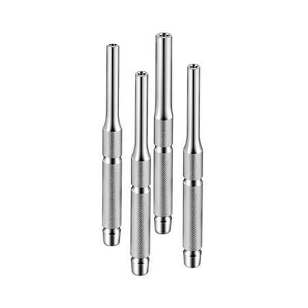 

4 Pcs Stainless Steel Multi Size Hollow End Roll Pin Tool Starter Punch Kit Tool