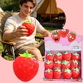 thumbnail image 2 of STPToys 12Pcs Strawberry Slow Rebound Stress Relief Balls, Cute Fruit Shaped Soft Squeezable Balls for Anxiety Relief,Classroom Prizes and Holiday Event Reward Supplies, 2 of 9