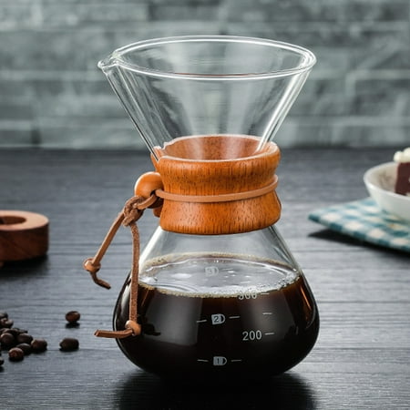 Classic Pour Over Coffeemaker Coffee Maker Glass 400mL/3 ...