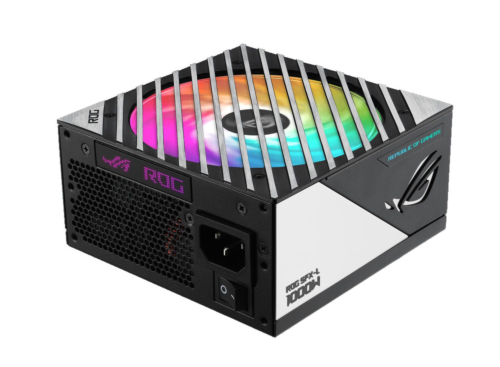 ASUS ROG Loki SFX-L 1000W Platinum (Fully Modular Power Supply, 80+ Platinum, 120mm PWM ARGB Fan, Aura Sync, ATX 3.0 Compatible, PCIe 5.0 Ready)
