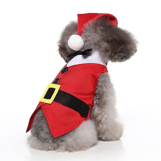 Ropa navideña para perros pequeños, ropa de Pascua para perros pequeños, disfraz de gato negro para fiesta de Navidad