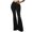 Black, variant on Vedolay Women Pants High Waisted Denim Pants Casual Summer Frayed Hem Jeans Black,L