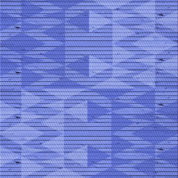 Ahgly Company Indoor Square Patterned Sky Blue Dress Blue Area Rugs, 5' Square