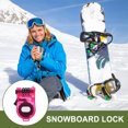 thumbnail image 2 of 1Set Ski Board Lock Plastic Anti Theft for Outdoor Activities Snowboard Safety Lock, 2 of 8