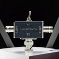 thumbnail image 2 of 2 Way Manual Coaxial Antenna Switches Connector 100W 0-50MHz 1 Input & 2 Outputs with OFF/Ground Protection A,1 x Coaxial Switch Connector,Black, 2 of 6