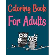 Coloring Book For Adults : Owls Coloring Book For Gift (Paperback)