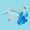 Blue, variant on Electric Bike Decorations Airplane H2X9 W4Y2 A8X6 Y9R6