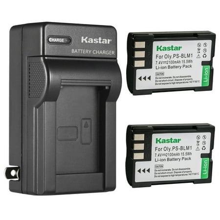 Kastar 2-Pack BLM-1 Battery and AC Wall Charger Replacement for Olympus EVOLT E-510 E510  C-5060  C-5060 wide  Camedia C-5060 Wide Zoom  C-7070  C-8080  Camedia C-8080 Wide Zoom  E-1 E1  E-3 E3 price history on PriceWatchPro