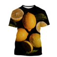 thumbnail image 1 of Mode Été Personnalité Amusant T-Shirts Graphiques Citron pour Hommes Décontracté harajuku Tendance Imprimé Col Rond Manches Courtes Mode Urbaine Tops, 1 of 5