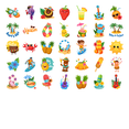 thumbnail image 5 of 35pcs-50pcs Cartoon Stickers Animal Surf Stickers Vacation Stickers for Luggage Notebook Suitcase, 5 of 5