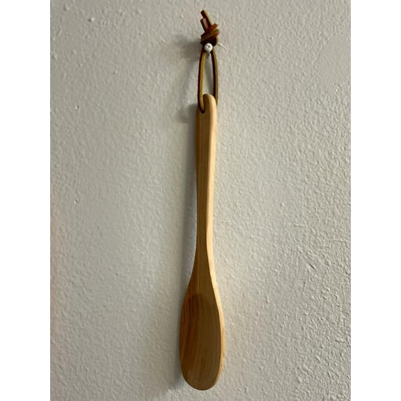 Premium Rustic Handmade Olive Wood Spatula Olive Wood Spatula with holes Olive Wood Spoon Cooking Wooden Kitchen Utensils 12 inches