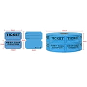 Bisitoy 500Pcs Raffle Tickets, Ticket for Events, Entry, Class Reward, Fundraiser & Prizes (Red)