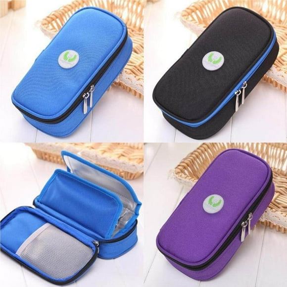Portable Insulin Cooler Bag Ice Pack Aluminum Film Insulin Refrigerator Bag for Insulin and Diabetic Supplies