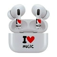 thumbnail image 6 of AirSkins Decals for AirPod Pro & Pro 2, I Love Music Multicolor, Scratch-Resistant, Precision Fit, Easy Application - 1 Unit per pack, 6 of 7