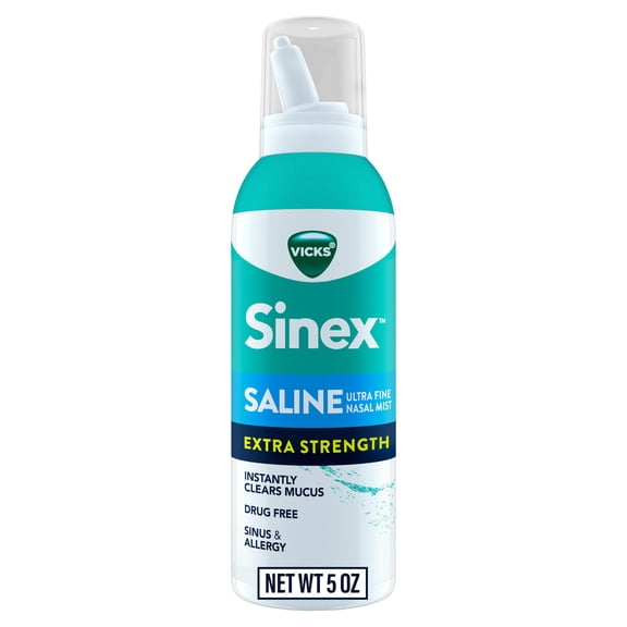 Vicks Sinex Extra Strength Nasal Spray, Nasal Decongestant for Sinus Relief, 5 oz