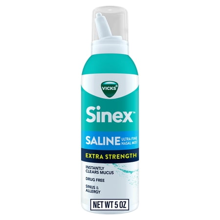 Vicks Sinex Extra Strength Nasal Spray, Nasal Decongestant for Sinus Relief, 5 oz