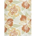 thumbnail image 2 of 5x7 Water Resistant, Indoor Outdoor Rugs for Patios, Front Door Entry, Entryway, Deck, Porch, Balcony | Outside Area Rug for Patio | Orange, Floral | Size: 5'3'' x 7'3'', 2 of 10