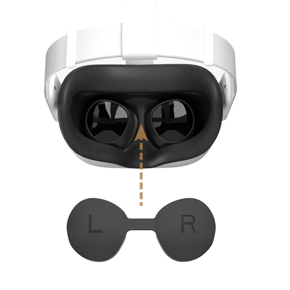 2021 Meta Oculus Quest 2 All-In-One VR Headset, Touch Controllers