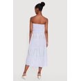 thumbnail image 3 of Women's Striped Tube Midi Dress, 3 of 3