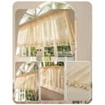 thumbnail image 2 of CIYISON Beautiful Lace Curtain Elegant Thread Weaving Transparently for Kitchens Bedroom, 2 of 11