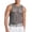 Black, variant on Mens Rhinestone Fishnet Mesh Tank Tops Trendy Casual Crewneck Sleeveless Shirts Lightweight Trendy Slim Fit Party Club Vest