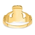 thumbnail image 4 of 14K Yellow Gold Adult Male Claddagh Ring Size 6, 4 of 4