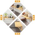 thumbnail image 4 of Mesa plegable de madera maciza montada en la pared, soporte Triangular, mesas impermeables y resistentes a las manchas, fáciles de limpiar, 4 of 4
